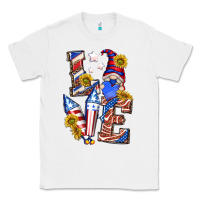 White love 4th of july with gnome Classic Tee - texasbilliewilder