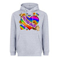 Lgbtq Proud Dad Heavyweight Hoodie | Teevron