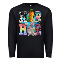 Black hip hop easter rabbit Premium Sweatshirt - AdoDesignShop