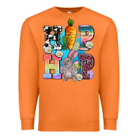 Carrot hip hop easter rabbit Premium Sweatshirt - AdoDesignShop