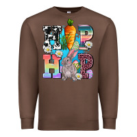 Chestnut hip hop easter rabbit Premium Sweatshirt - AdoDesignShop