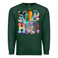 Sports Green hip hop easter rabbit Premium Sweatshirt - AdoDesignShop