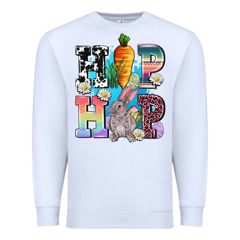 Hip Hop Easter Rabbit Premium Sweatshirt by AdoDesignShop | Teevron