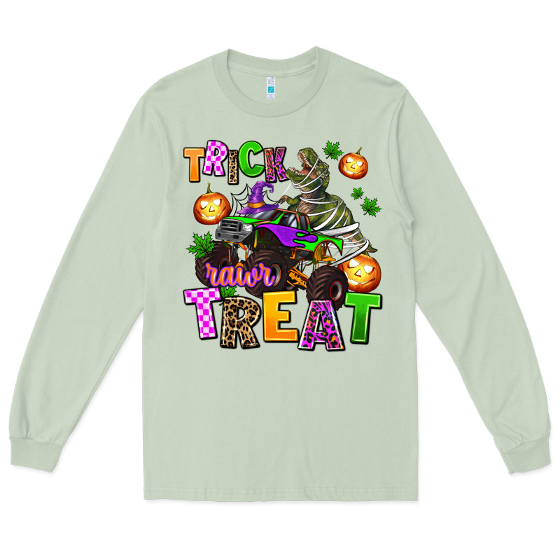 Trick Rawr Treat Long Sleeve Tee by AdoDesignShop | Teevron