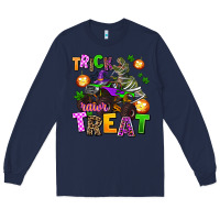 Navy trick rawr treat Long Sleeve Tee - AdoDesignShop