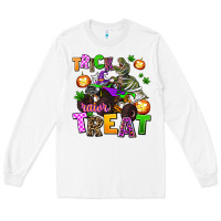 White trick rawr treat Long Sleeve Tee - AdoDesignShop