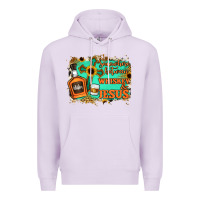 Lilac Somewhere Between Whiskey and Jesus Premium Hoodie - Jasminsmagicworld