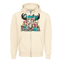 Sandshell country mama Zipper Hoodie - Zillion Design Studio