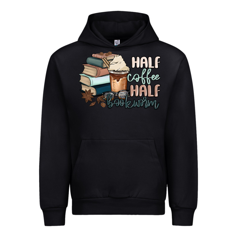 Half Coffee Half Bookworm Urban Hoodie by MaliasSmallBusiness | Teevron