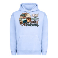 Pigment Grape Ice half coffee half bookworm Urban Hoodie - MaliasSmallBusiness