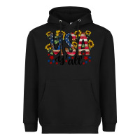 Black usa yall Heavyweight Hoodie - RacoonDesign