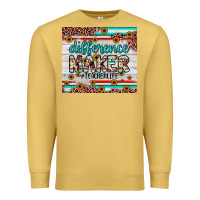 Antique Gold difference maker Premium Sweatshirt - JahusDesignShop