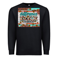 Black difference maker Premium Sweatshirt - JahusDesignShop