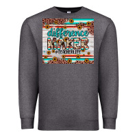 Charcoal Heather difference maker Premium Sweatshirt - JahusDesignShop