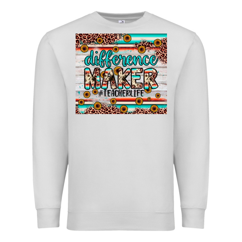 Difference Maker Premium Sweatshirt by JahusDesignShop | Teevron