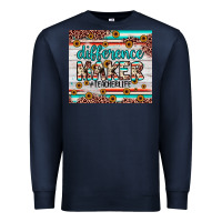 Navy difference maker Premium Sweatshirt - JahusDesignShop