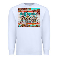 White difference maker Premium Sweatshirt - JahusDesignShop