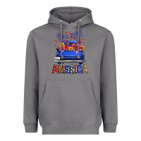 Storm western fourth of july america truck Heavyweight Hoodie - FaDigitalArtStudio
