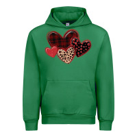 Emerald leopard hearts Urban Hoodie - MaliasSmallBusiness