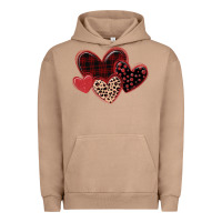 Pigment Burro leopard hearts Urban Hoodie - MaliasSmallBusiness