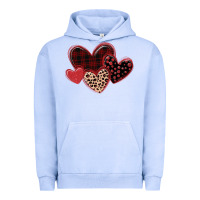 Pigment Grape Ice leopard hearts Urban Hoodie - MaliasSmallBusiness