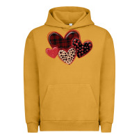 Pigment Peanut Butter leopard hearts Urban Hoodie - MaliasSmallBusiness