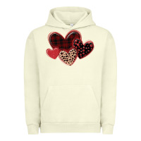 Pigment Pistachio leopard hearts Urban Hoodie - MaliasSmallBusiness