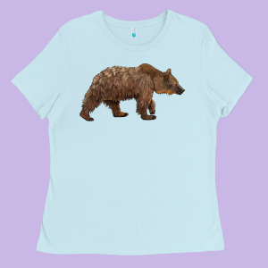 Bear Ladies Tee Designed By Barkaloodesign