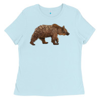 Baby Blue bear Ladies Tee - BarkalooDesign