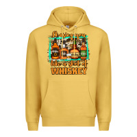 Antique Gold Chasing You Like a Shot of Whiskey Premium Hoodie - Jasminsmagicworld