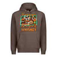 Coffee Chasing You Like a Shot of Whiskey Premium Hoodie - Jasminsmagicworld