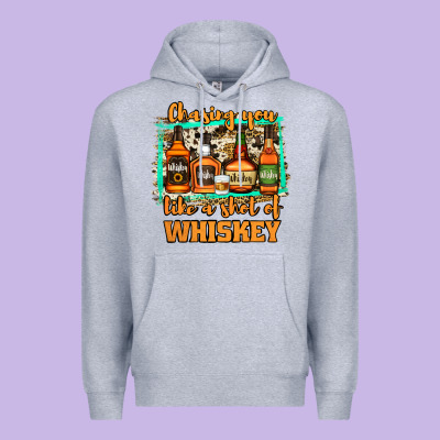 Chasing You Like A Shot Of Whiskey Premium Hoodie Designed By Jasminsmagicworld