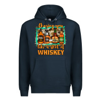Navy Chasing You Like a Shot of Whiskey Premium Hoodie - Jasminsmagicworld