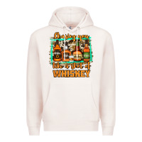 Pale Pink Chasing You Like a Shot of Whiskey Premium Hoodie - Jasminsmagicworld