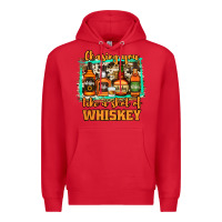 Red Chasing You Like a Shot of Whiskey Premium Hoodie - Jasminsmagicworld