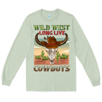 Matcha wild west long live cowboys Long Sleeve Tee - texasbilliewilder