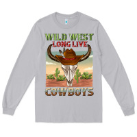 Moon Dust wild west long live cowboys Long Sleeve Tee - texasbilliewilder