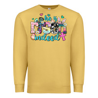 Antique Gold he is risen indeed Premium Sweatshirt - AdoDesignShop