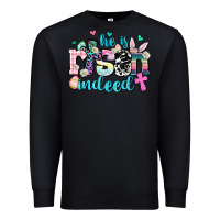Black he is risen indeed Premium Sweatshirt - AdoDesignShop
