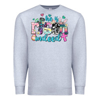 Heather Grey he is risen indeed Premium Sweatshirt - AdoDesignShop