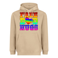 Mushroom lgbtq free dad hugs Heavyweight Hoodie - HRA Design Shop