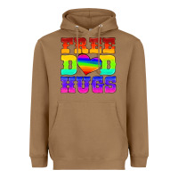 Toasted Coconut lgbtq free dad hugs Heavyweight Hoodie - HRA Design Shop