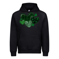 Black leopard hearts st patricks day Urban Hoodie - MaliasSmallBusiness