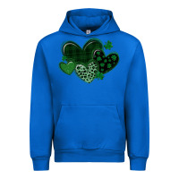 Cobalt leopard hearts st patricks day Urban Hoodie - MaliasSmallBusiness