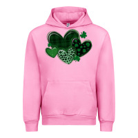 Fuchsia Pink leopard hearts st patricks day Urban Hoodie - MaliasSmallBusiness
