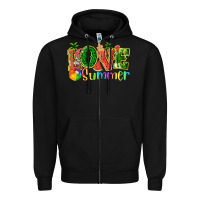 Black love summer with watermelon tbw Zipper Hoodie - texasbilliewilder