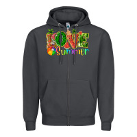 Smoke love summer with watermelon tbw Zipper Hoodie - texasbilliewilder