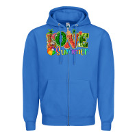 True Royal love summer with watermelon tbw Zipper Hoodie - texasbilliewilder