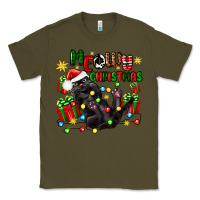 Army Green meowy christmas Classic Tee - Zillion Design Studio