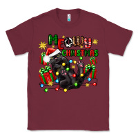 Burgundy meowy christmas Classic Tee - Zillion Design Studio